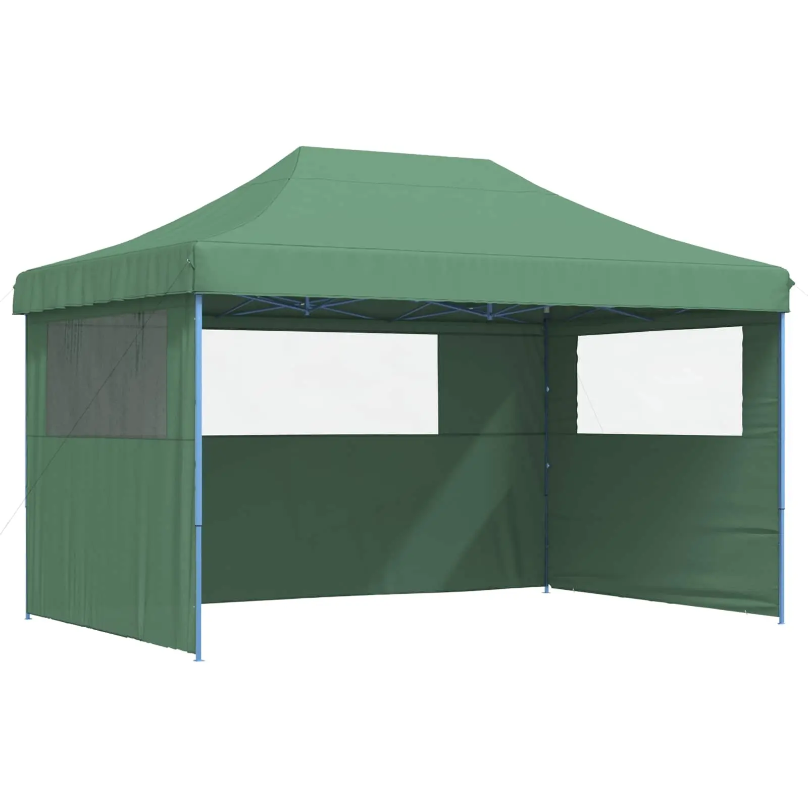 Foldable Party Tent Pop-Up with 3 Sidewalls Green 4004968