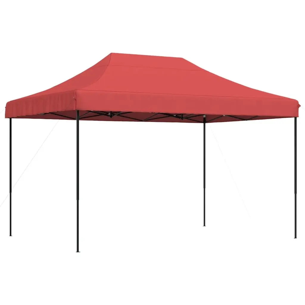 Foldable Party Tent Pop-Up Burgundy 410x279x315 cm 4005011
