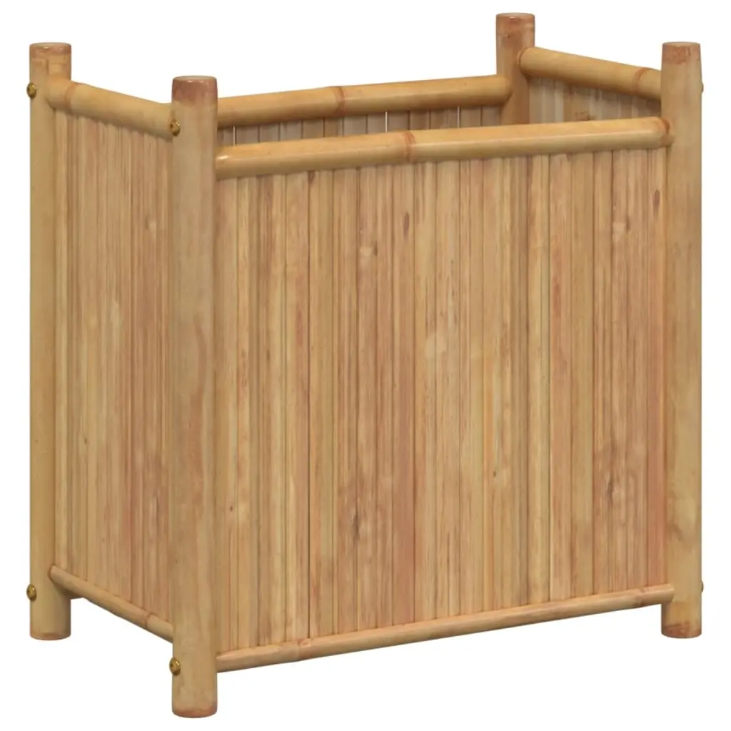 Planter 50x30x50 cm Bamboo 366462 - Home & Garden