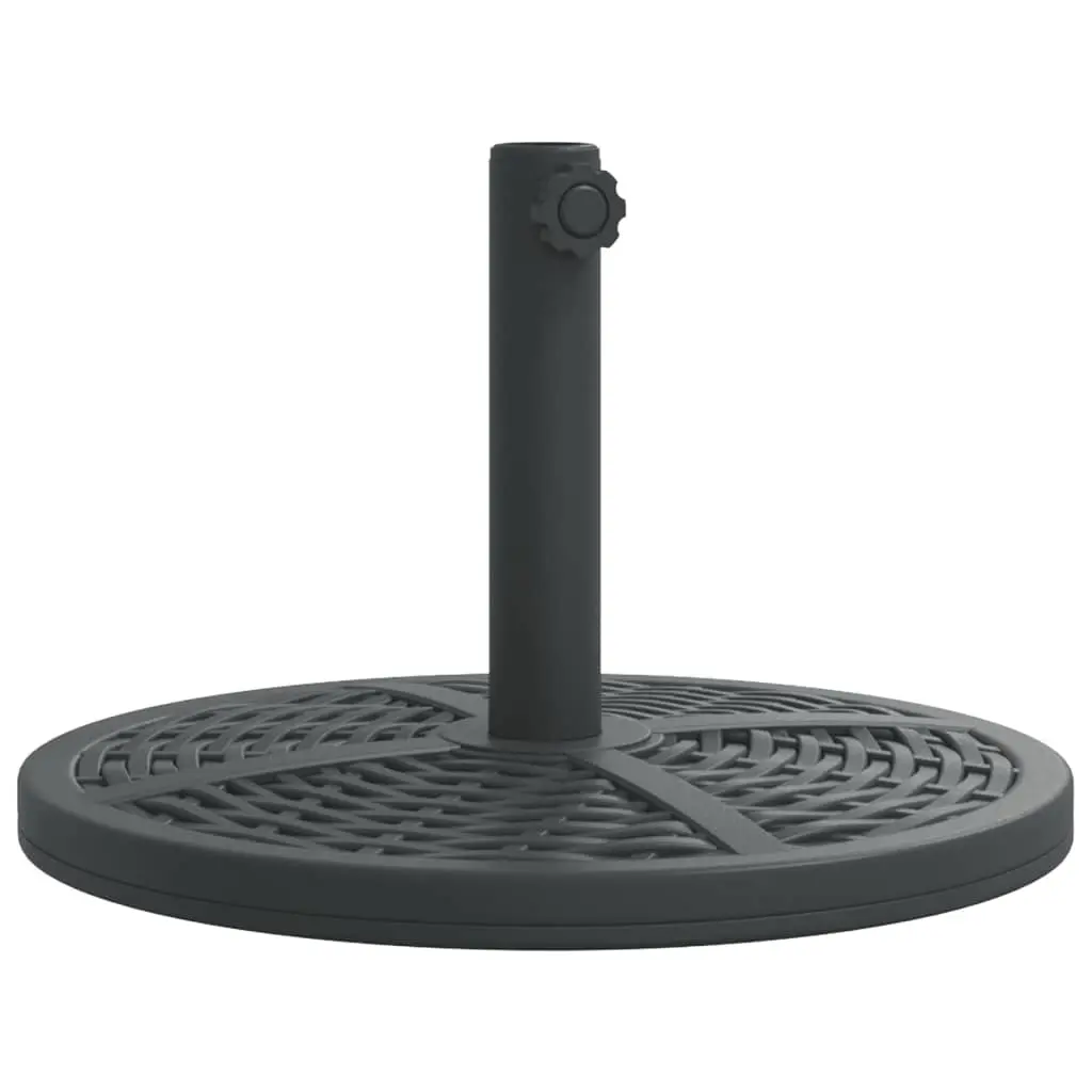 Parasol Base for Ø38 / 48 mm Poles 12 kg Round 4007983 - Home & Garden