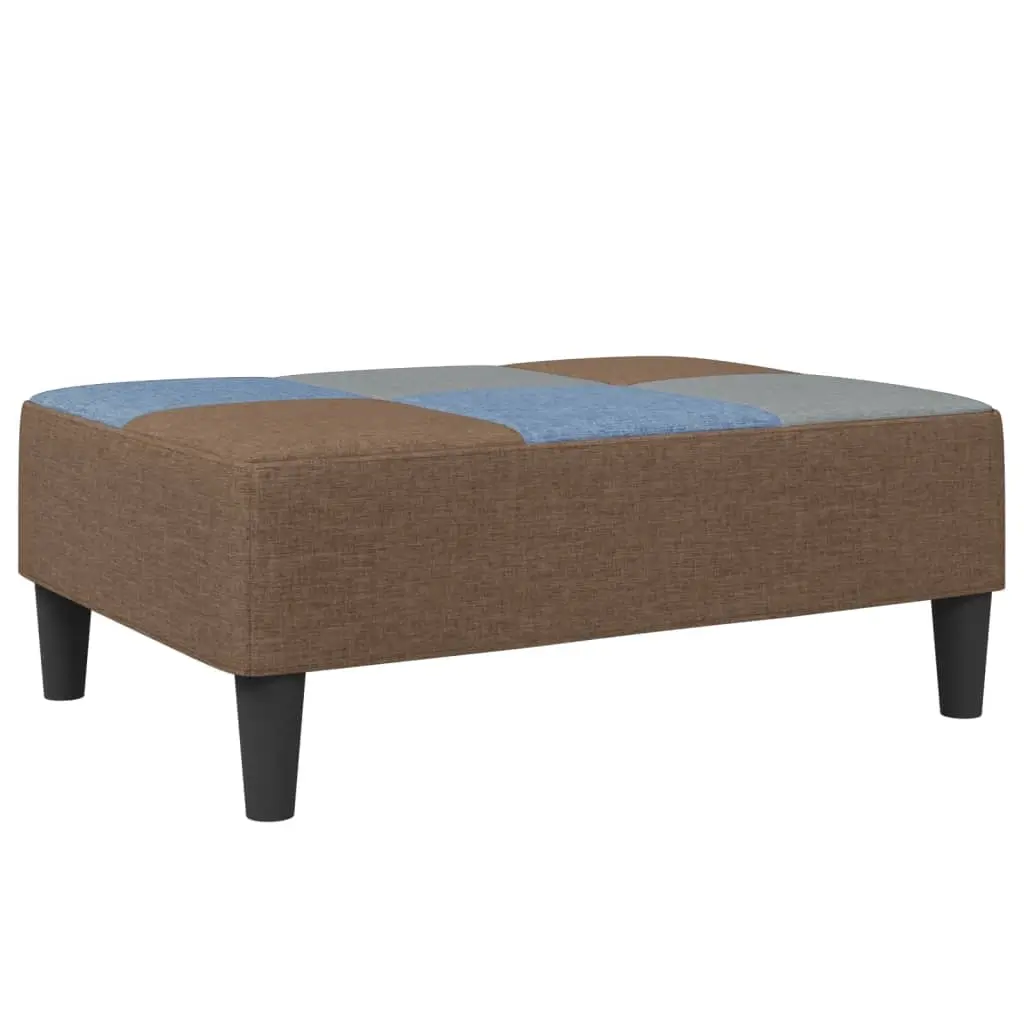 Footstool Patchwork 77x55x31 cm Fabric 4007398 - Furniture