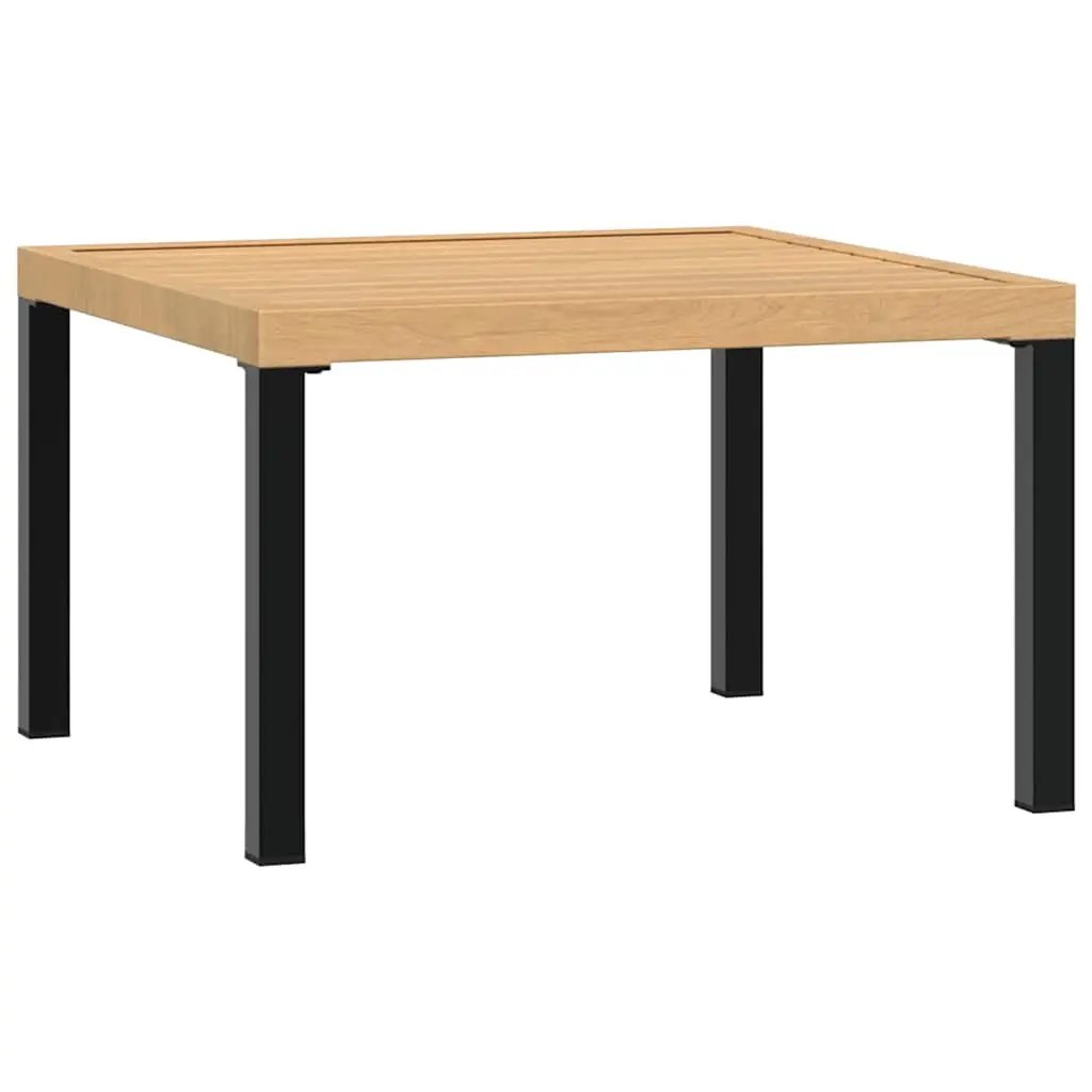 Garden Coffee Table Black 65x65x40 cm Aluminium 4008573 - Furniture