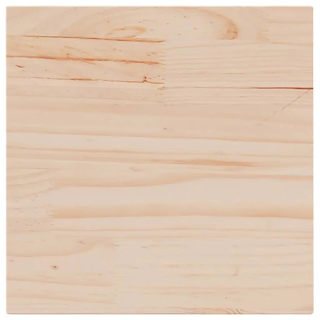 Table Top 40x40x1.7 cm Square Solid Wood Pine 847409 - Furniture