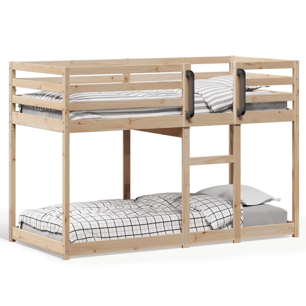 Bunk Bed without Mattress 92x187 cm Single Solid Wood Pine 3282657 - Furniture