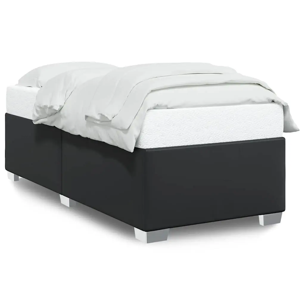 Bed Frame without Mattress Black King Single Faux Leather 3284593 - Furniture