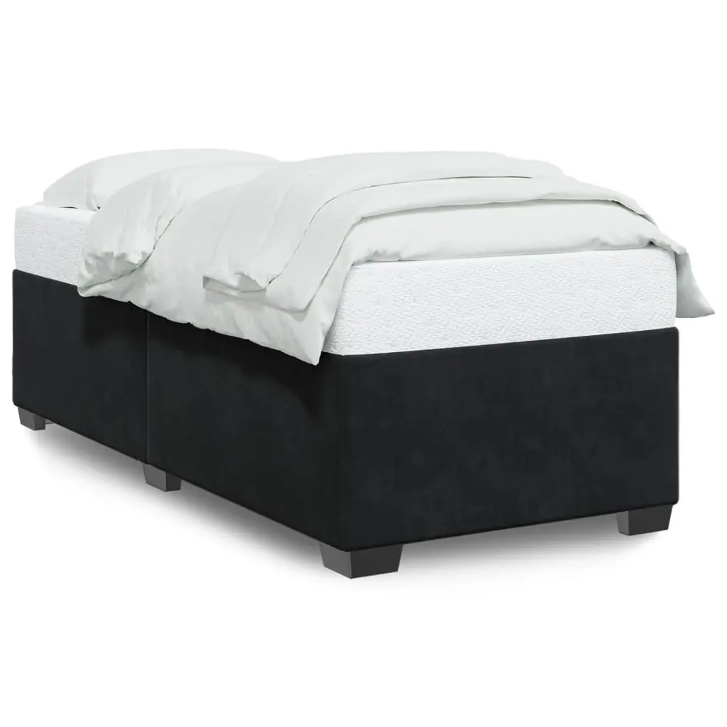 Bed Frame without Mattress Black King Single Velvet 3284682 - Furniture