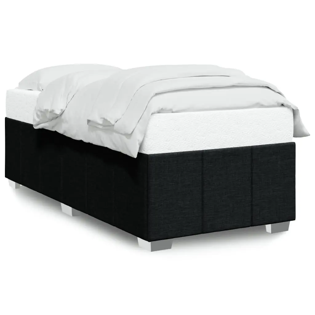 Bed Frame without Mattress Black 90x190 cm Fabric 3284886 - Furniture
