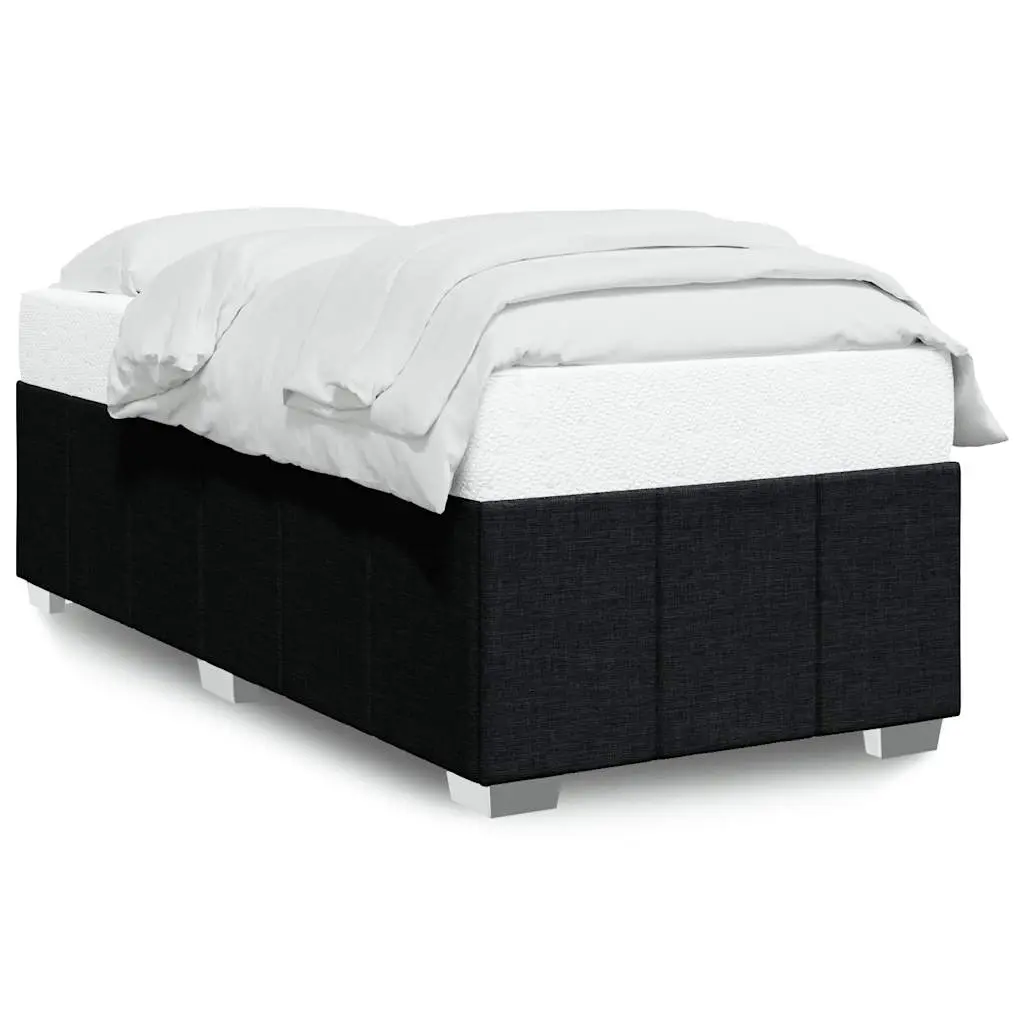 Bed Frame without Mattress Black King Single Fabric 3284888 - Furniture