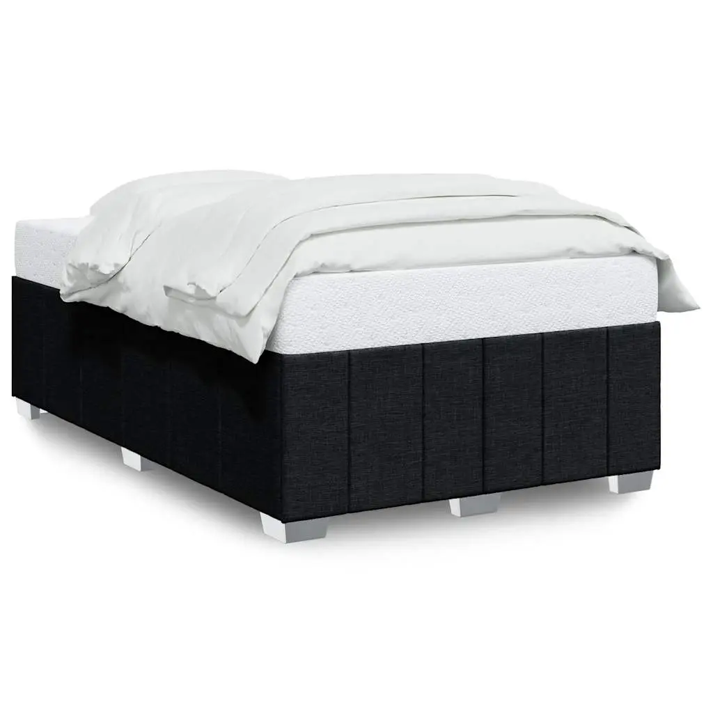 Bed Frame without Mattress Black Double Fabric 3284890 - Furniture