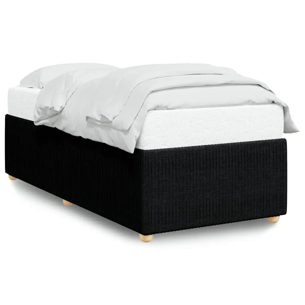 Bed Frame without Mattress Black King Single Fabric 3285075 - Furniture