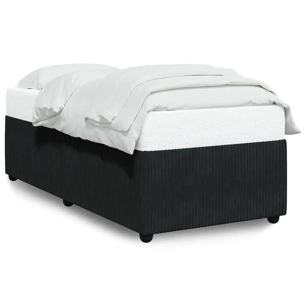 Bed Frame without Mattress Black King Single Velvet 3285083 - Furniture