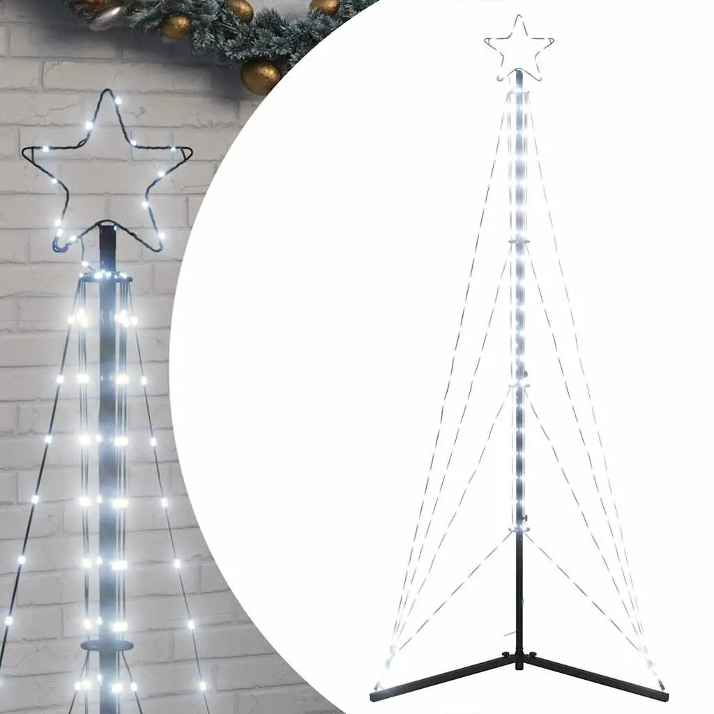 LED Christmas Tree 363 LEDs Cold White 182 cm 3307644 - Home & Garden