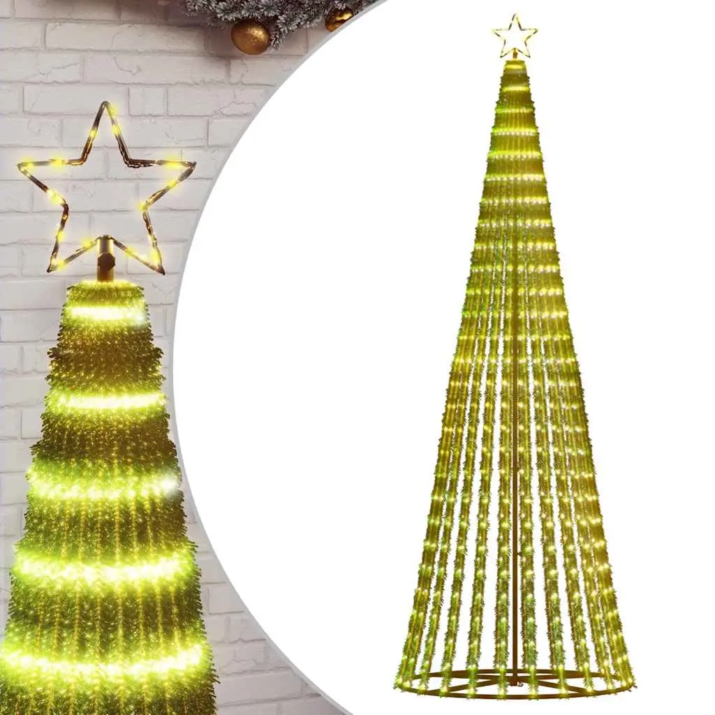 LED Christmas Tree 475 LEDs Warm White 250 cm 4016461 - Home & Garden