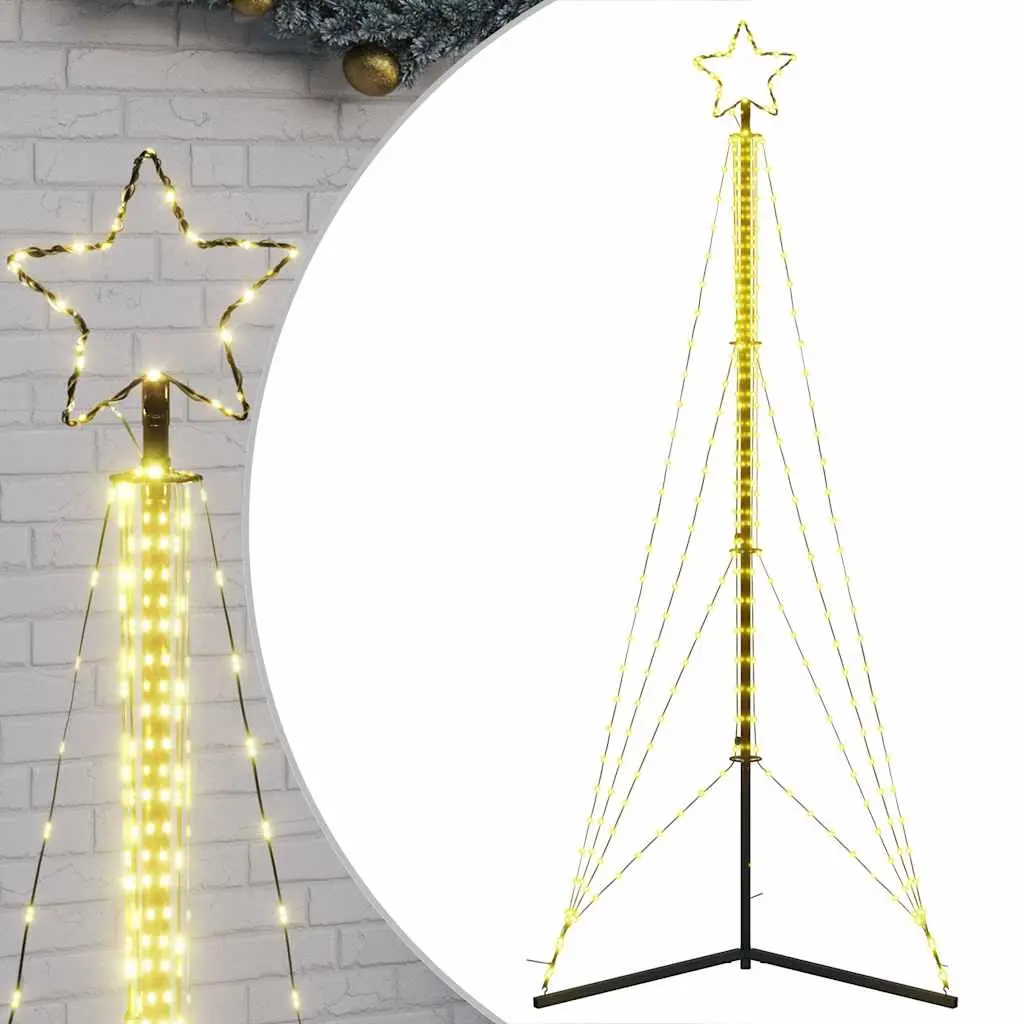 LED Christmas Tree 483 LEDs Warm White 240 cm 4016469 - Home & Garden