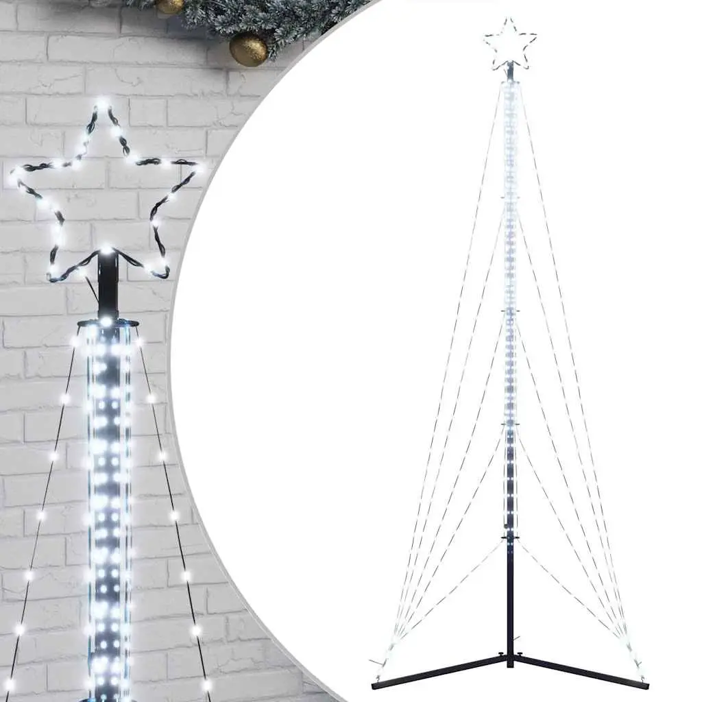 LED Christmas Tree 525 LEDs Cold White 302 cm 4016472 - Home & Garden