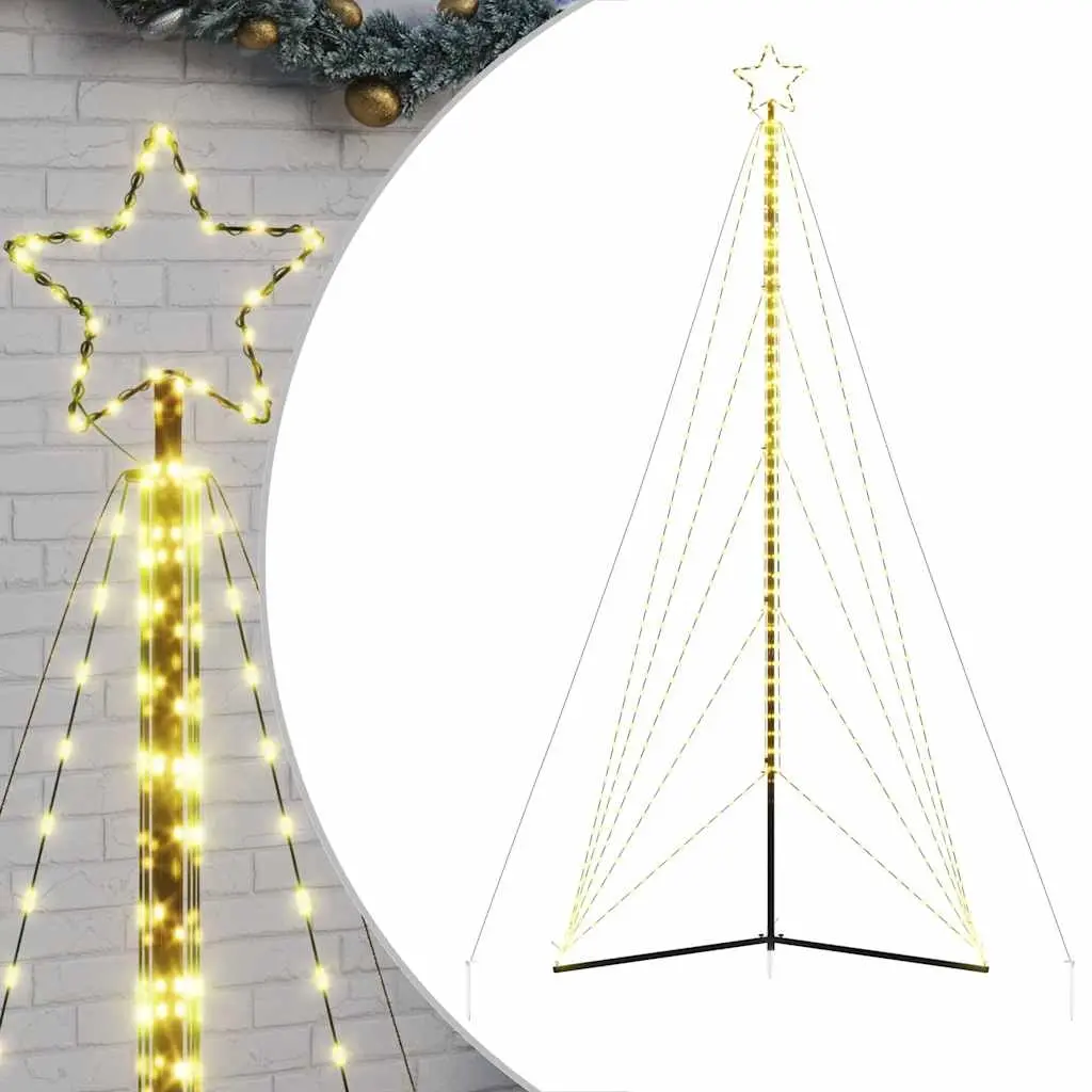 LED Christmas Tree 615 LEDs Warm White 404.5 cm 4016473 - Home & Garden
