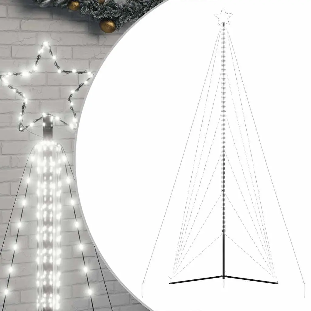 LED Christmas Tree 861 LEDs Cold White 478 cm 4016476 - Home & Garden