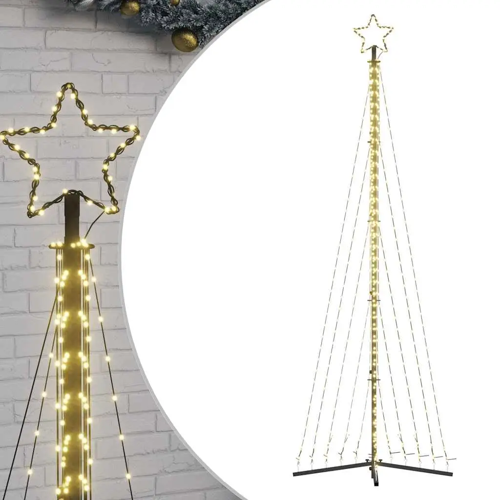 LED Christmas Tree 495 LEDs Warm White 302 cm 4016479 - Home & Garden