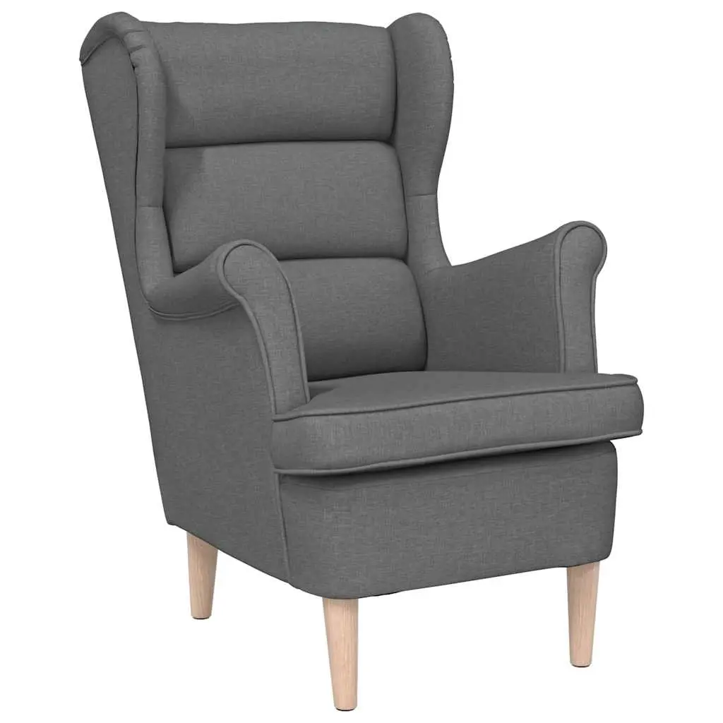Armchair Dark Grey 74x84x100 cm Fabric 4016896 - Furniture