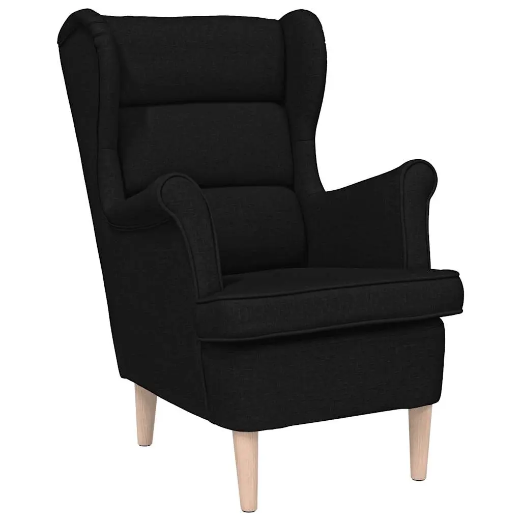 Armchair Black 74x84x100 cm Fabric 4016897 - Furniture