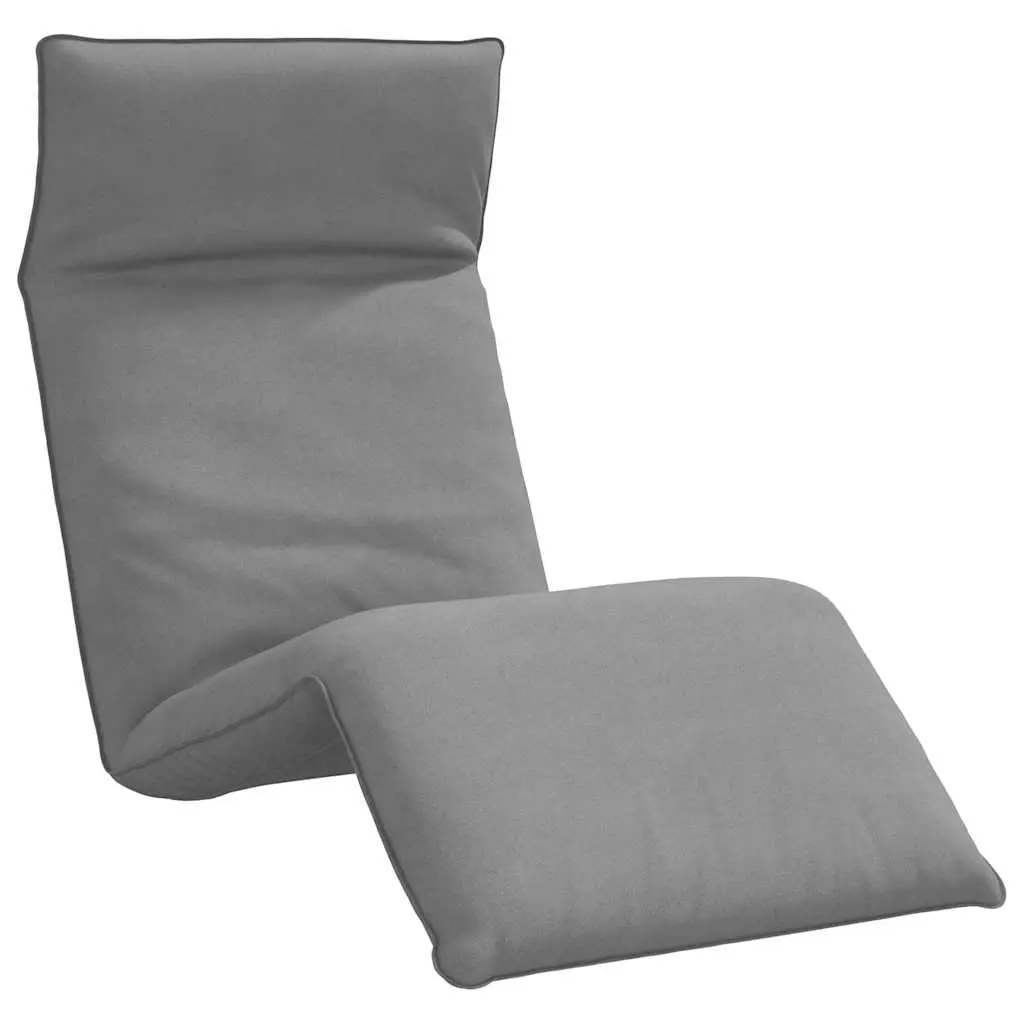 Folding Sun lounger Grey 175x54x8.5 cm Oxford Fabric 4019747 - Furniture