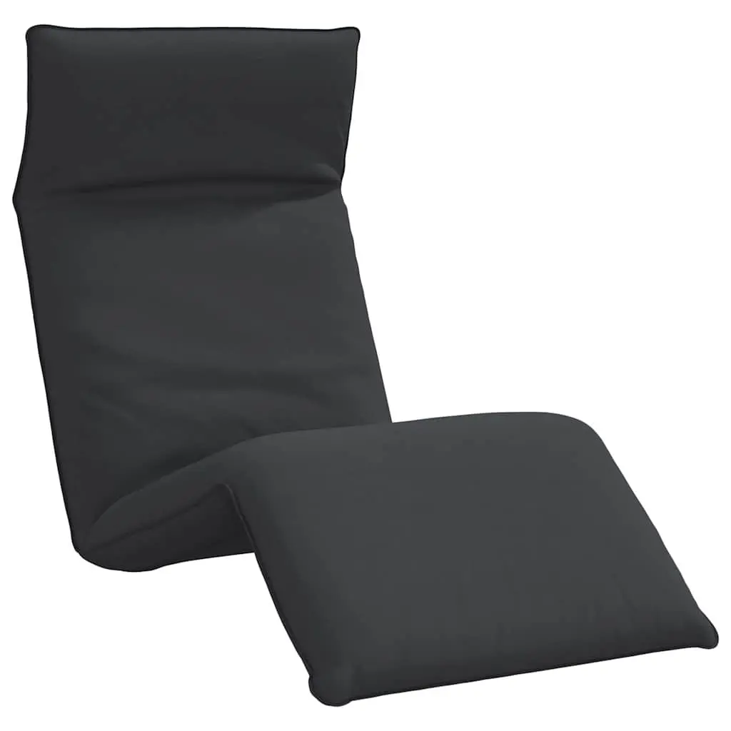 Folding Sun lounger Black 175x54x8.5 cm Oxford Fabric 4019753 - Furniture