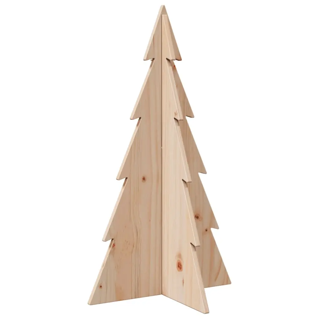 Wooden Christmas Tree for Decoration 80 cm Solid Wood Pine 858168 - Home & Garden