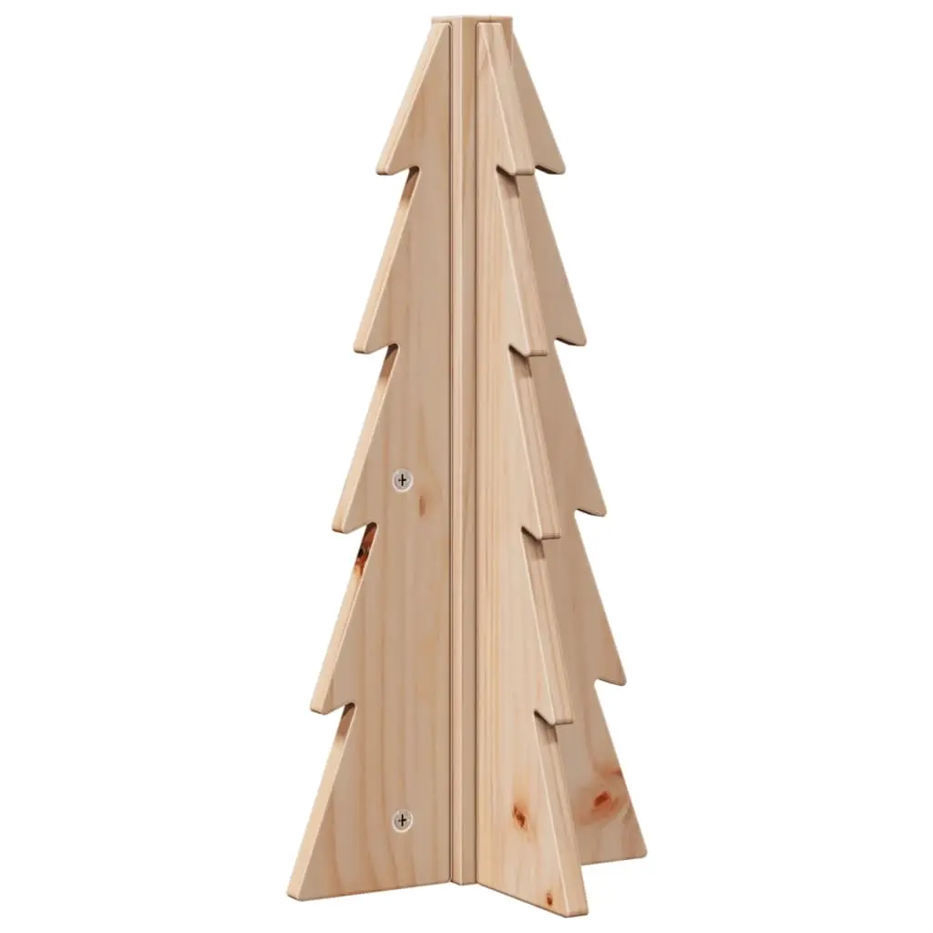 Wooden Christmas Tree for Decoration 49 cm Solid Wood Pine 858174 - Home & Garden