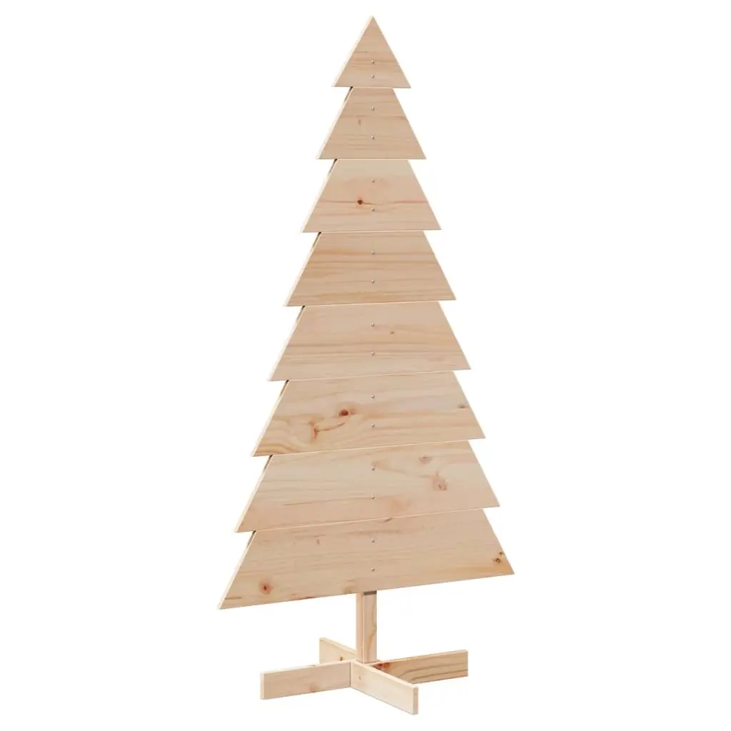 Wooden Christmas Tree for Decoration 150 cm Solid Wood Pine 858192 - Home & Garden