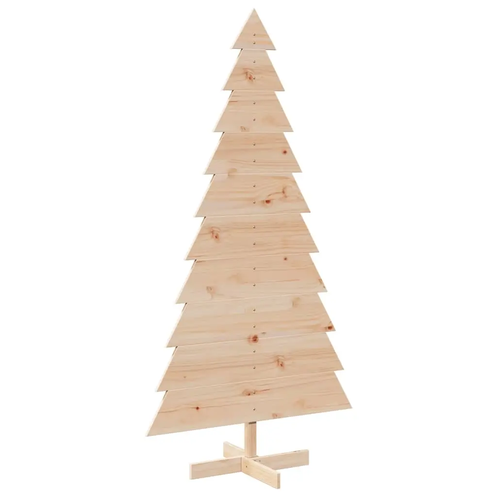 Wooden Christmas Tree for Decoration 180 cm Solid Wood Pine 858195 - Home & Garden