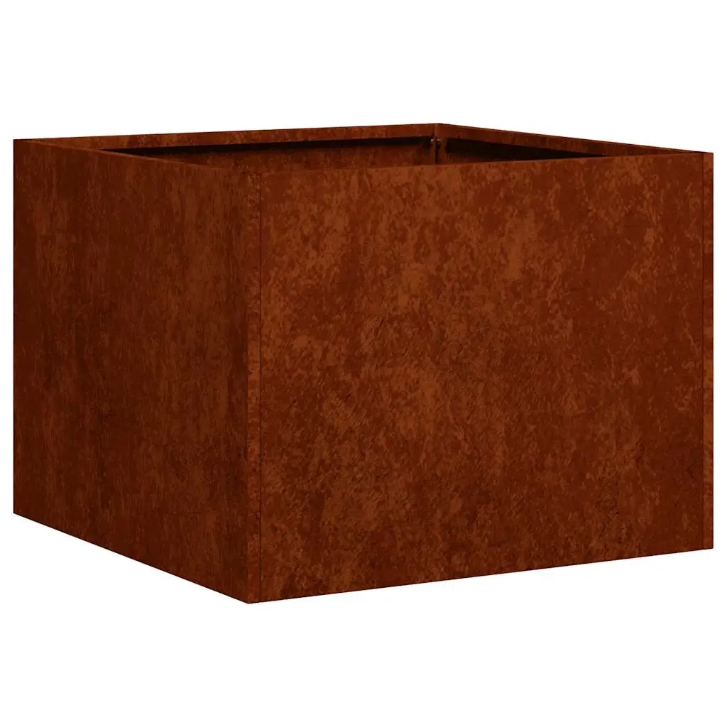 Planter Rusty 40x40x30 cm Weathering Steel 860800 - Home & Garden