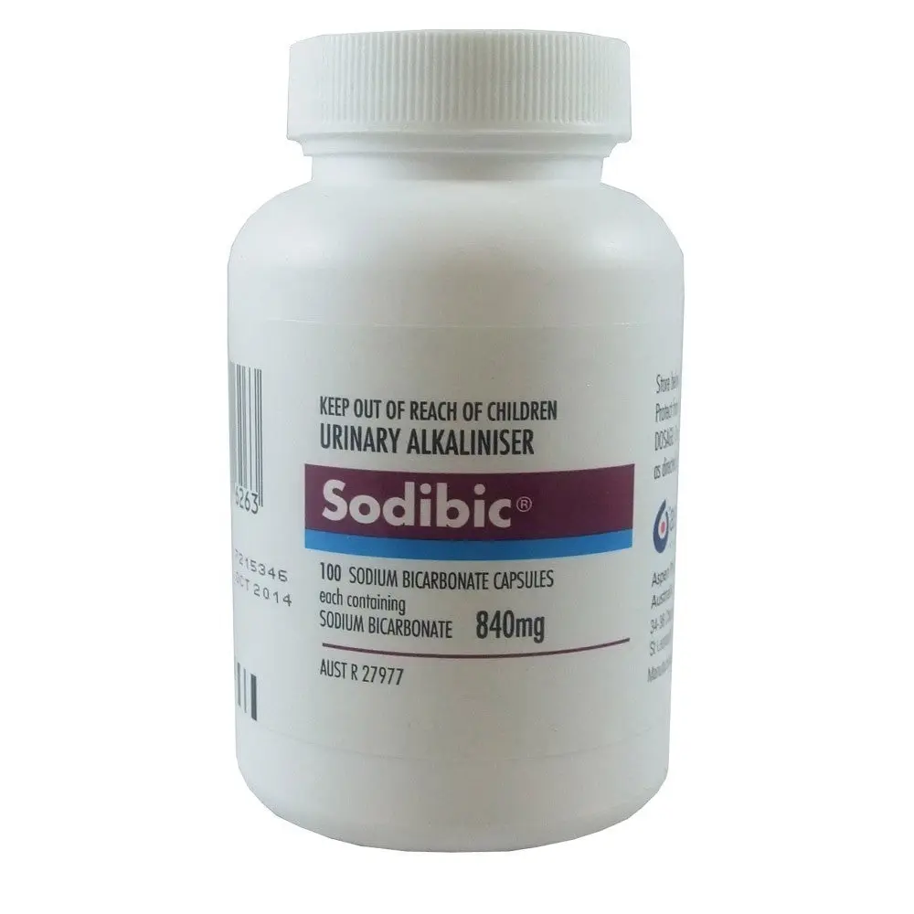 Sodibic 840mg 100 Capsules - Health