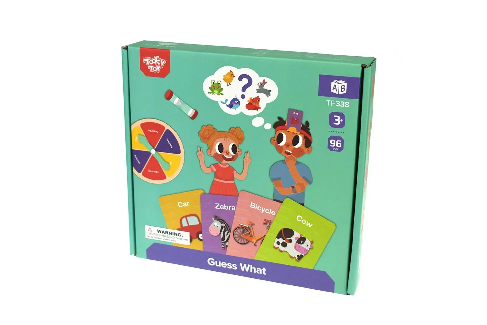 96pc Tooky Toy Guess What Interactive/Learning Board Game Kids Fun Play 3y+ - Toys & Games