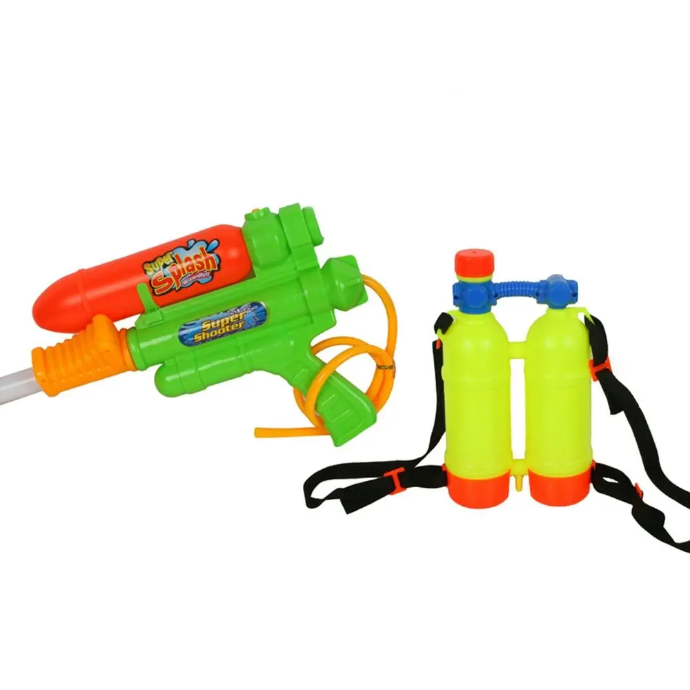 Toys For Fun 40cm Super Shooter Water Gun Triple Barrel w/ Strap Kids Toy Asst - Toys & Games