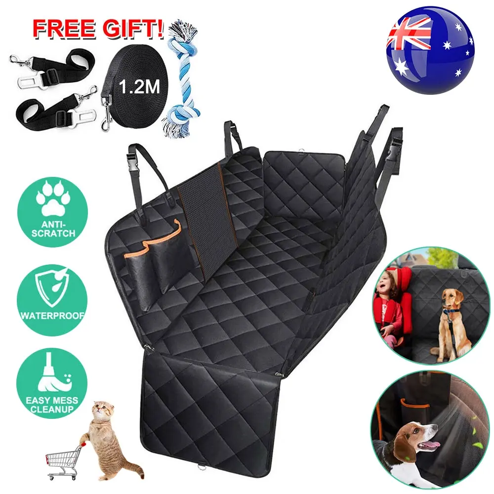 Waterproof Pet Car Mat Hammock Nonslip Back Protector for Dogs and Cats - Pets