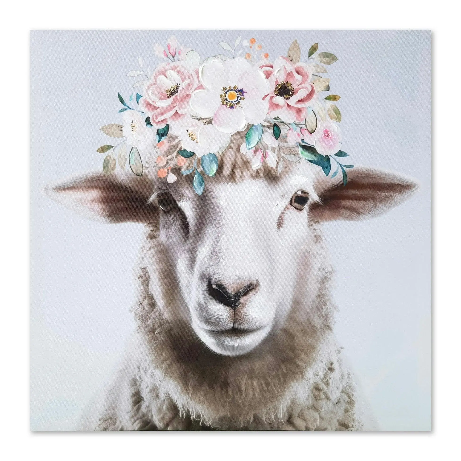 Sheep Hand Painting Picture - Home & Garden