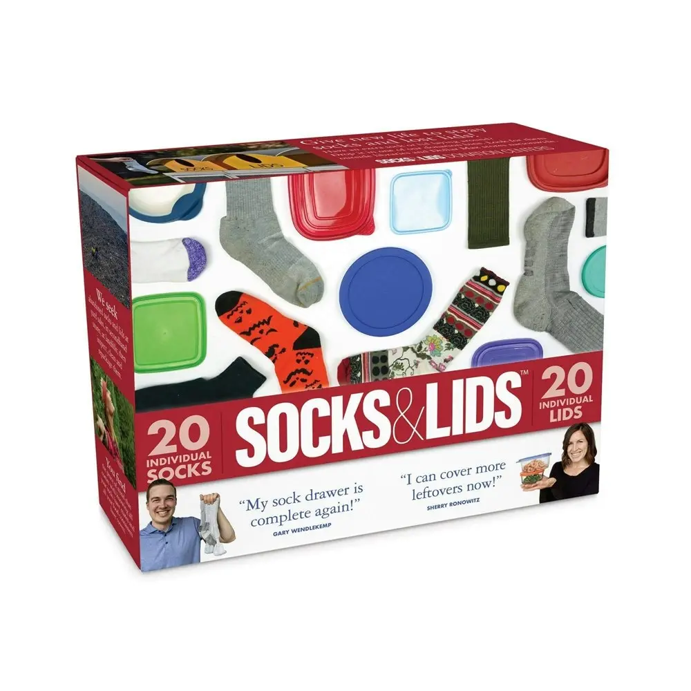 Prank-O Prank Empty Gift Box Storage Party Funny/Fun Joke 28.5cm Socks & Lids