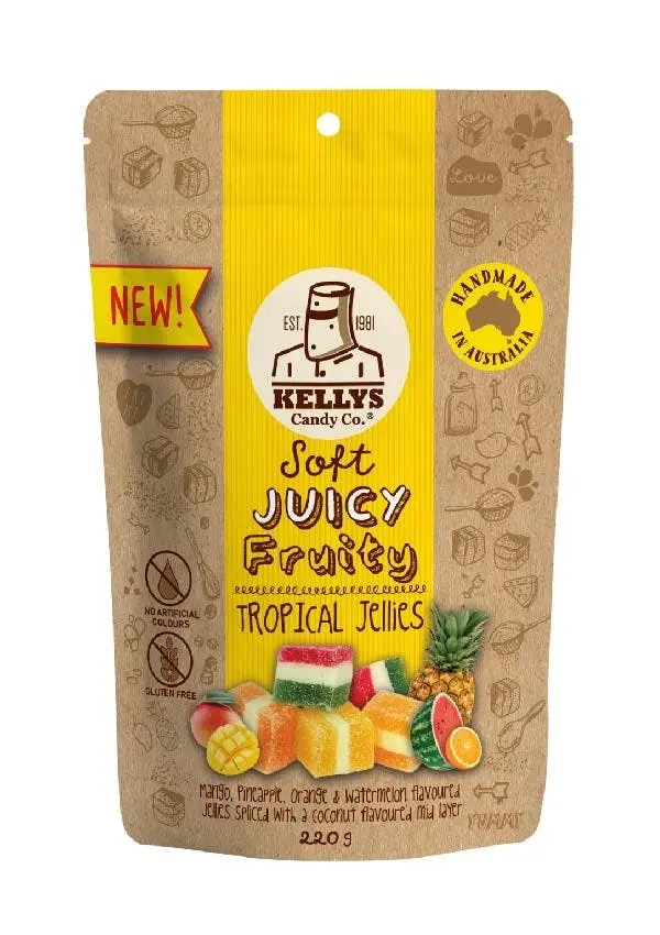 Kelly's Tropical Jellies 220g - Groceries