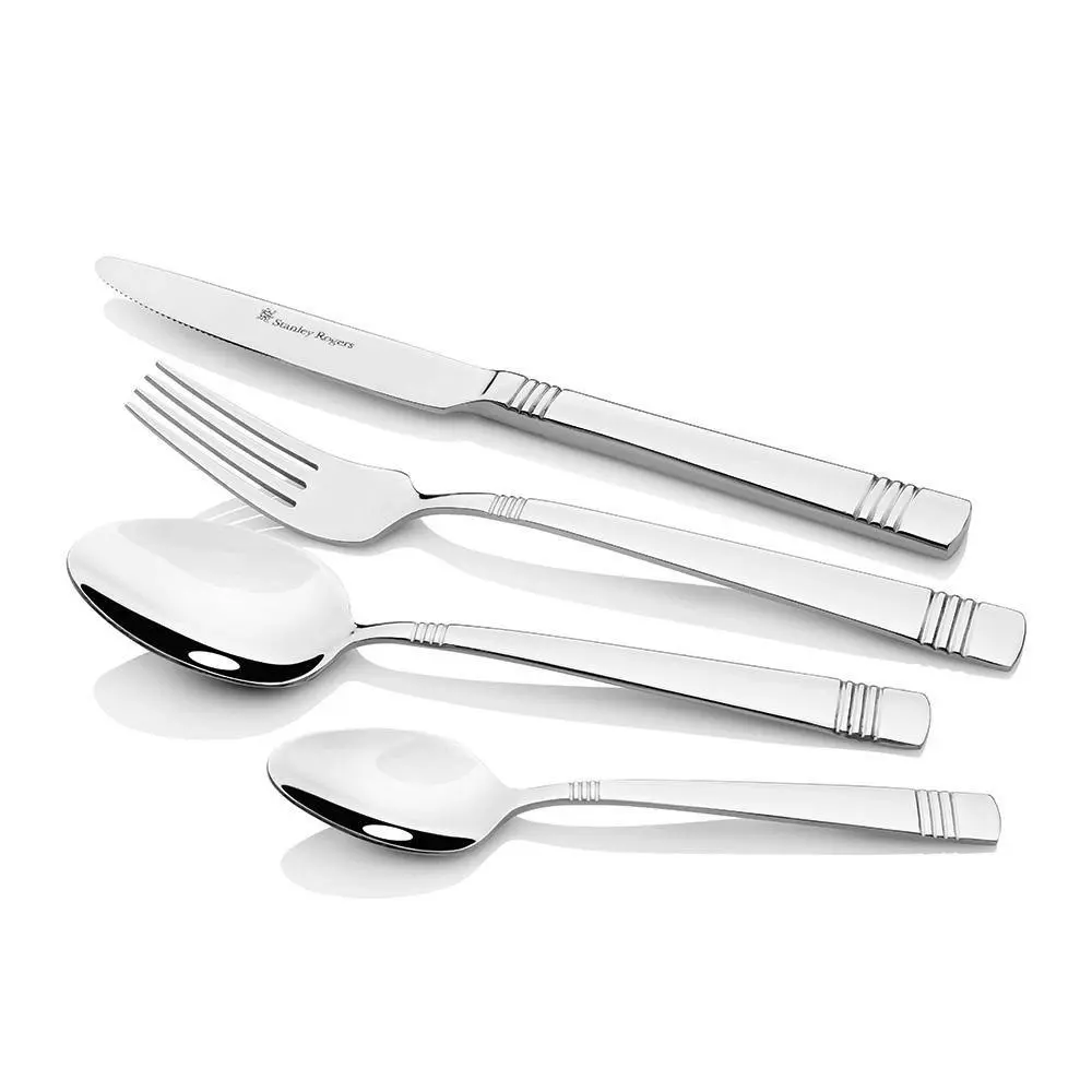 Stanley Rogers Oxford Stainless Steel 56 Piece Cutlery Set 56pc - Home & Garden