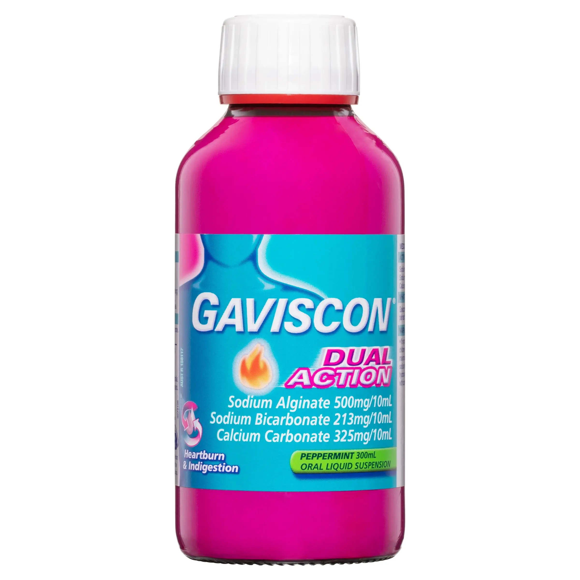 Gaviscon Dual Action Liquid Heartburn & Indigestion Relief 300ml - Health