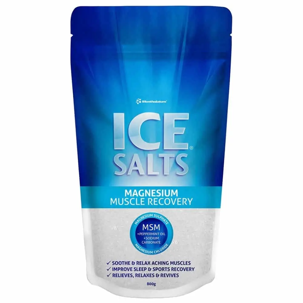 Mentholatum Ice Salts Magnesium Muscle Recovery 800g - Health