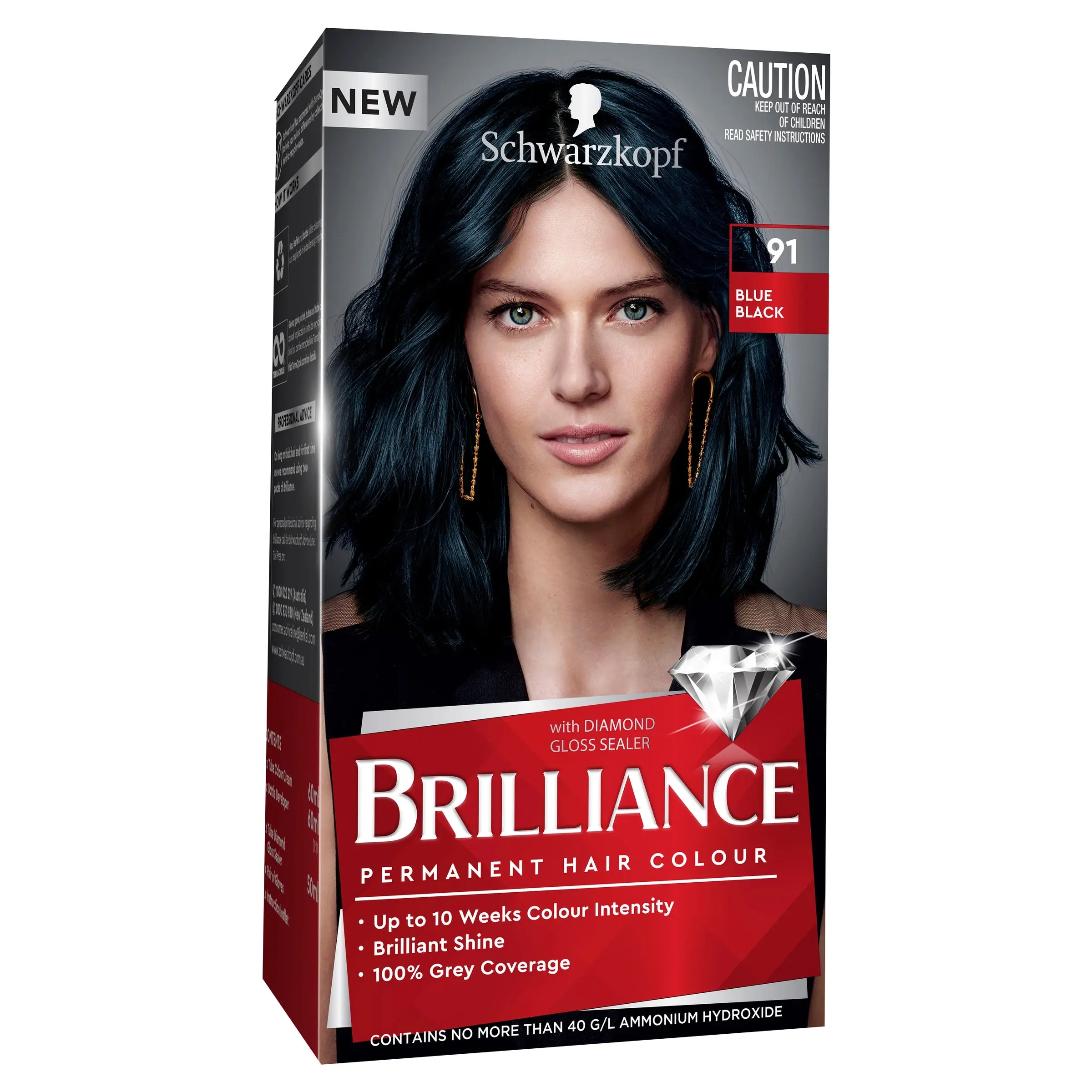 Schwarzkopf Brilliance 91 Blue Black - Beauty