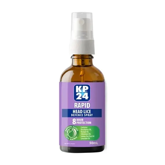 KP24 Rapid Head Lice/Nit Defence Spray 50ml - Beauty