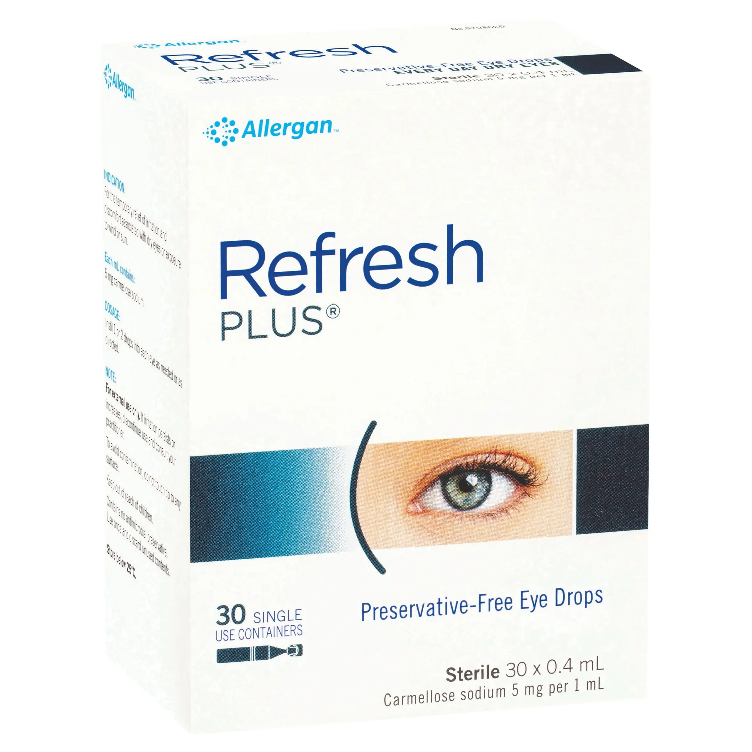 Refresh Plus Eye Drop 0.4ml 30 Vials - Health
