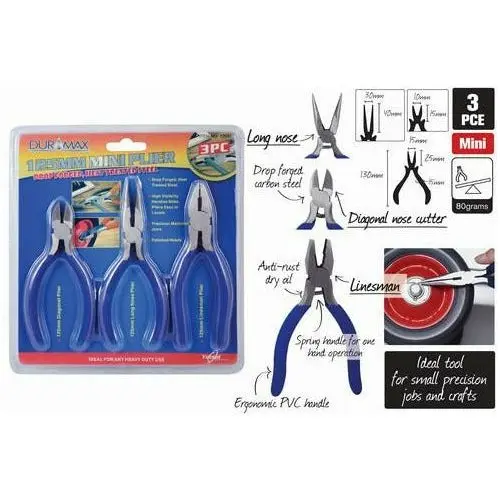 Mini Pliers Set - Hardware
