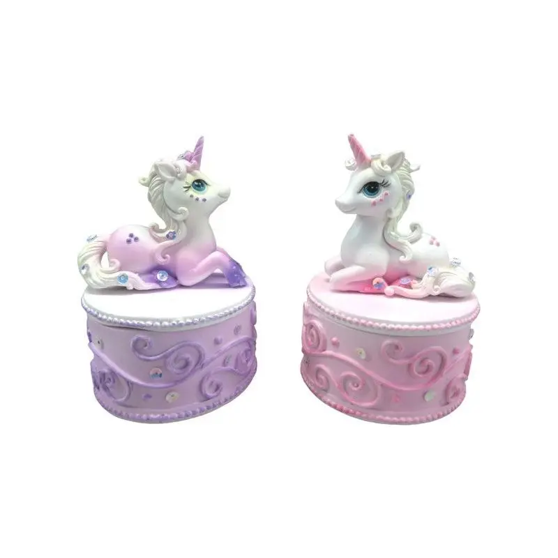 Jewelled Unicorn Pin Box - Home & Garden