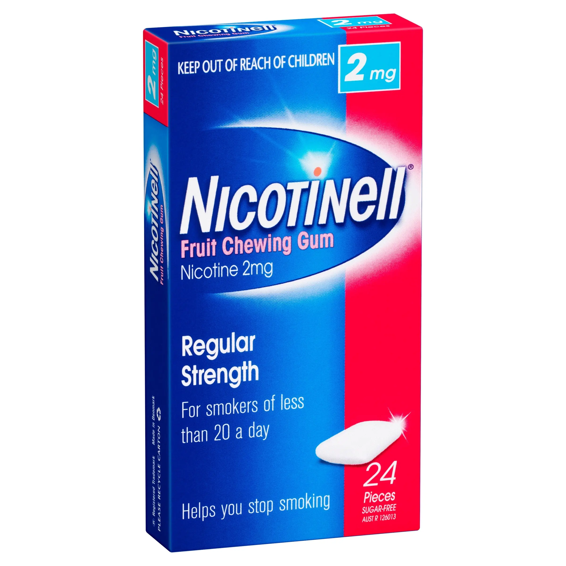Nicotinell Gum 2mg Fruit 24 - Health