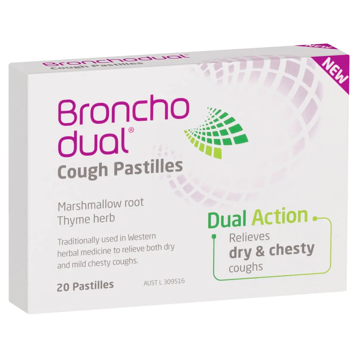 Bronchodual Cough Pastilles 20 Pack - Health