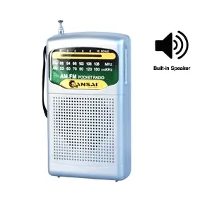 AM FM Radio with Built In Speakers - Electronics