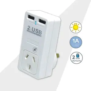 USB Outlet with Surge Protect - Electronics